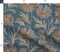Boho Floral Botanical Wildflowers Meadow Garden Earth Tone Blue Brown Mocha Hand Painted Floral Large Scale Modern Farmhouse Cottagecore Custom Printed Fabric by Spoonflower Various Fabrics by the Yard or Fat Quarter
